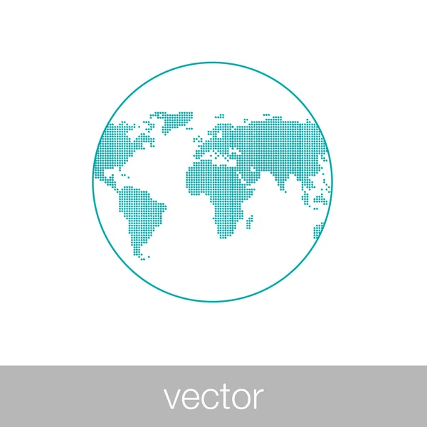 Wereld - Globe earth. — Stockvector