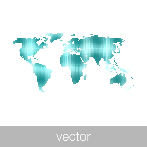 Mundo - Globe earth . — Vector de stock
