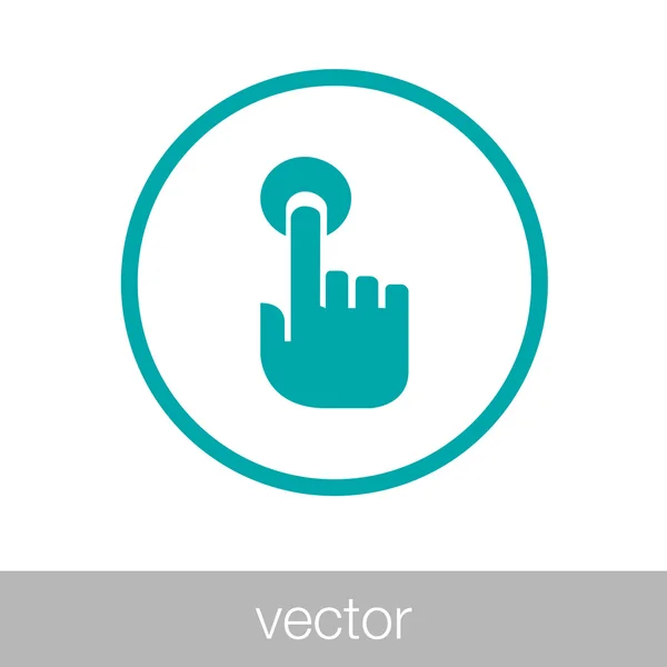 Click Action. Touch icon — Stock Vector