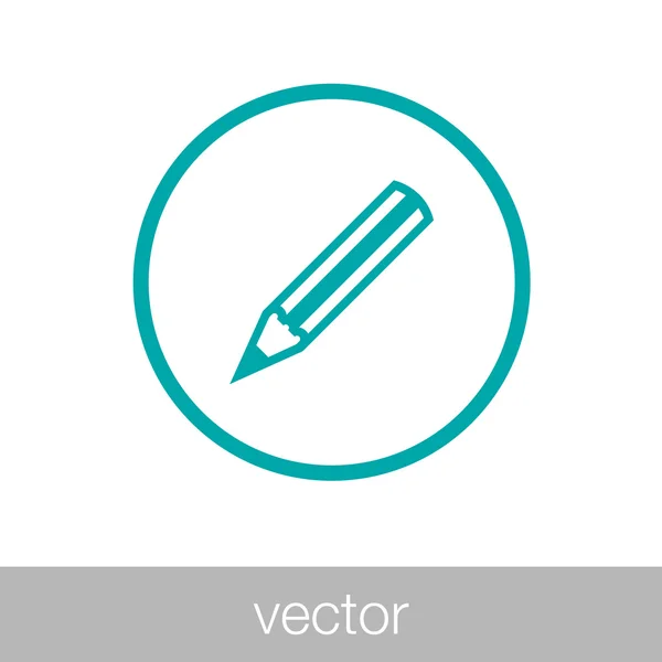 Koncept ikona tužky. — Stockový vektor