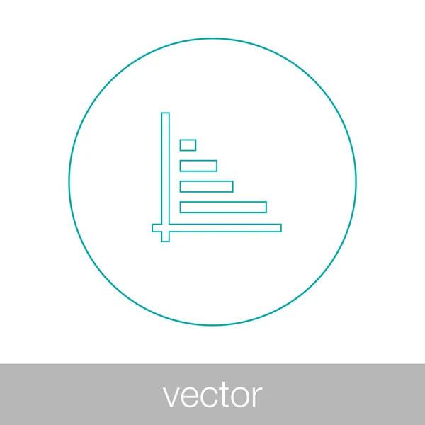Diagram - Business Infographic ikonen — Stock vektor
