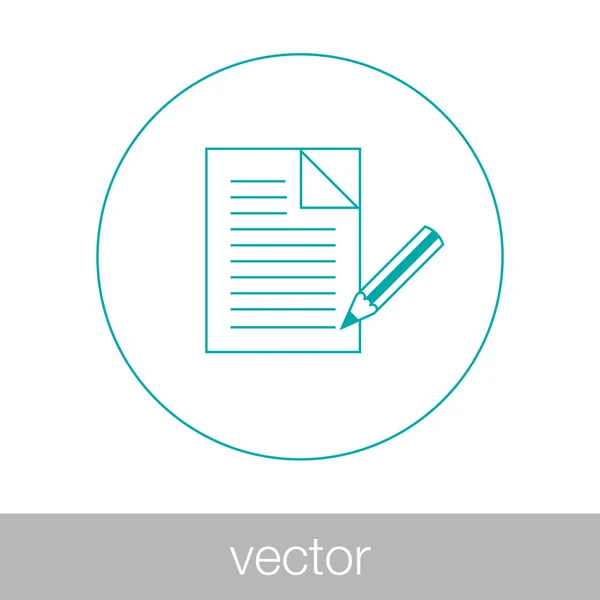 Documentos - Contrato de empresa — Vector de stock