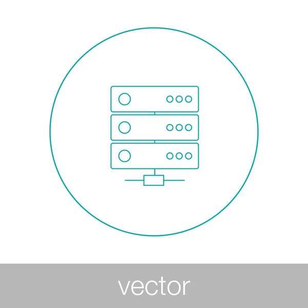 Netzwerkinfrastruktur - Taste - Cloud Computing Konzept Backgr — Stockvektor