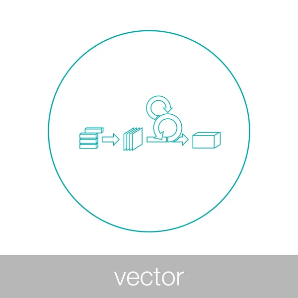 Círculo Scrum — Vector de stock