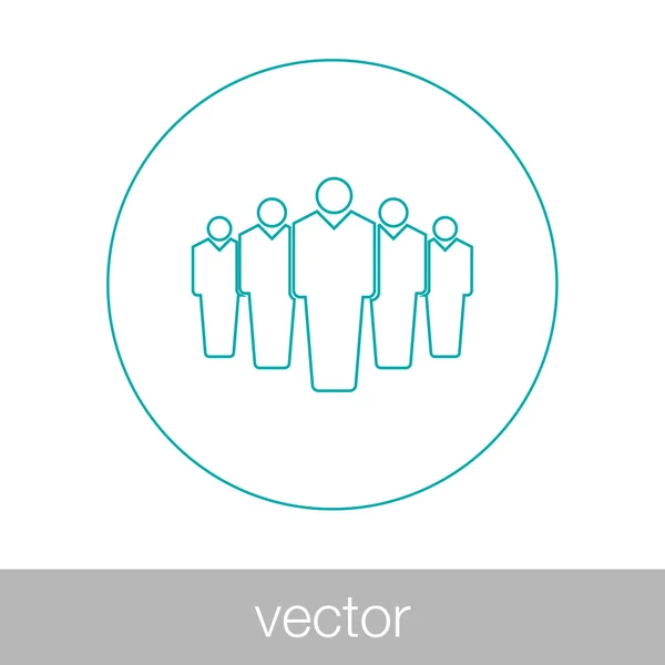 Stock Illustration - Team konceptet icon - lagarbete konceptet ikonen — Stock vektor