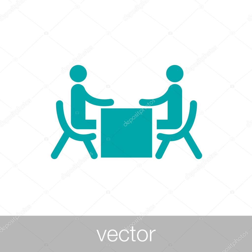 Business Meeting - Business People Sitting On Chair Facing Each Other During An Interview
