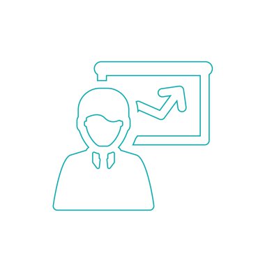 Sunu kavramı simge. İş tanıtımı kavramı simge. S