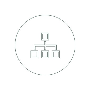 Kaynakları yönetimi kavramı simge. Hisse senedi illüstrasyon düz desig