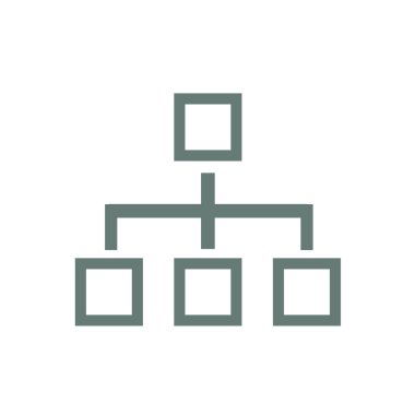 Kaynakları yönetimi kavramı simge. Hisse senedi illüstrasyon düz desig