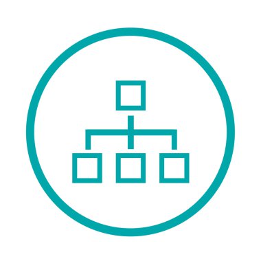 Kaynakları yönetimi kavramı simge. Hisse senedi illüstrasyon düz desig