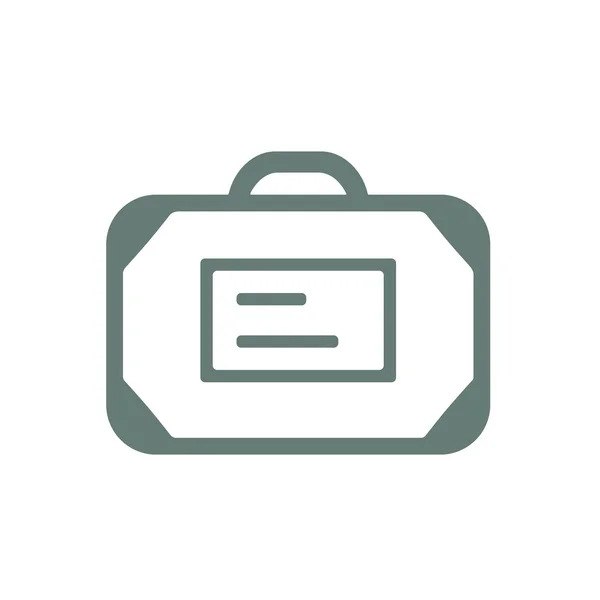 Flat design portfolio icon. Portfolio briefcase concept icon. — Stock Fotó