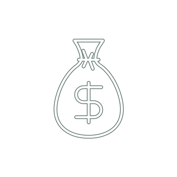 金融・お金のアイコン。フラット デザイン アイコンをストック イラスト — ストック写真