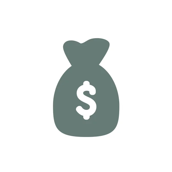 Financiën en geld pictogram. Stock Illustratie platte ontwerp pictogram — Stockfoto