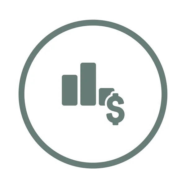 Inkomsten analyse. cash-flow analyse concept pictogram. gegevens analysi — Stockfoto