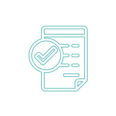 Denetim listesi Pano - düğme - denetim listesi Pano - hisse senedi Illus