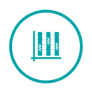 Büyüme - nakit akış planı kavramı simge. Hisse senedi illüstrasyon grafik w
