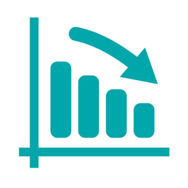 Büyüme - nakit akış planı kavramı simge. Hisse senedi illüstrasyon grafik w