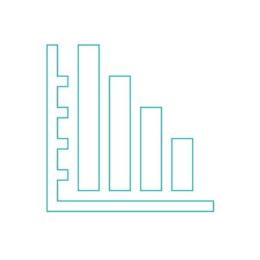 Büyüme - nakit akış planı kavramı simge. Hisse senedi illüstrasyon grafik w