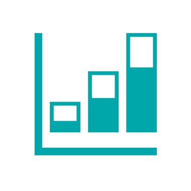 Büyüme - nakit akış planı kavramı simge. Hisse senedi illüstrasyon grafik w