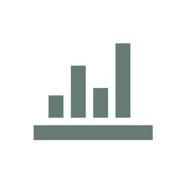 Büyüme - nakit akış planı kavramı simge. Hisse senedi illüstrasyon grafik w