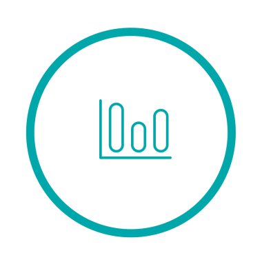 Büyüme - nakit akış planı kavramı simge. Hisse senedi illüstrasyon grafik w