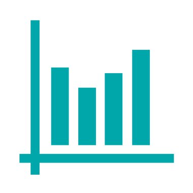 Büyüme - nakit akış planı kavramı simge. Hisse senedi illüstrasyon grafik w