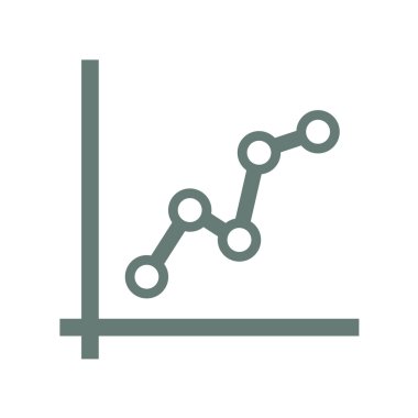 Büyüme - nakit akış planı kavramı simge. Hisse senedi illüstrasyon grafik w
