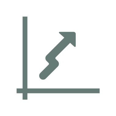 Büyüme - nakit akış planı kavramı simge. Hisse senedi illüstrasyon grafik w