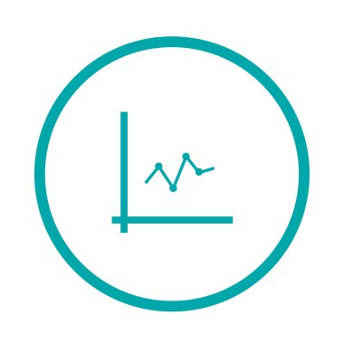 Büyüme - nakit akış planı kavramı simge. Hisse senedi illüstrasyon grafik w