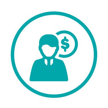 Kişisel harcamalar simgesi. Finans simgesi. Ekonomi sembolü. İşletme