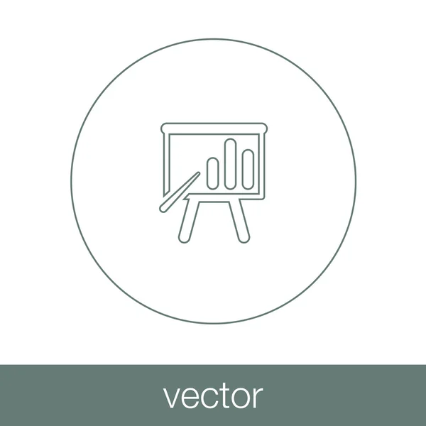Präsentationskonzept. Geschäftspräsentationsikone. s — Stockvektor