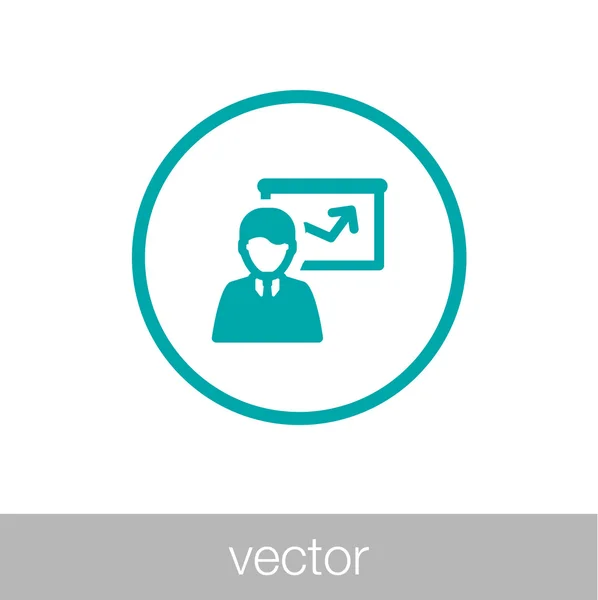 Presentation-konceptet ikon. Business presentation konceptet ikon. S — Stock vektor