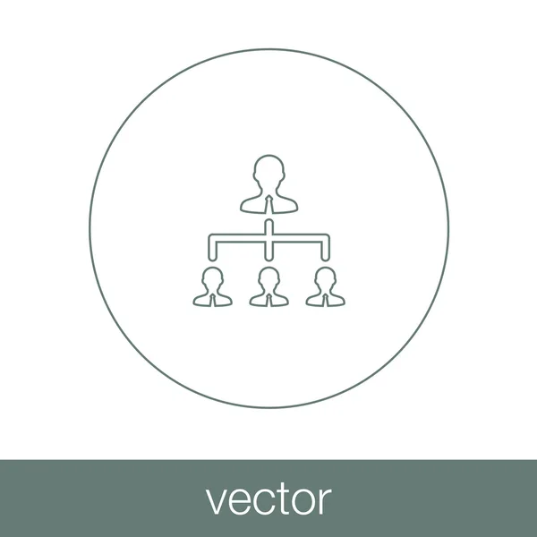 Resurser Management koncept ikon. Lager illustration platt desig — Stock vektor