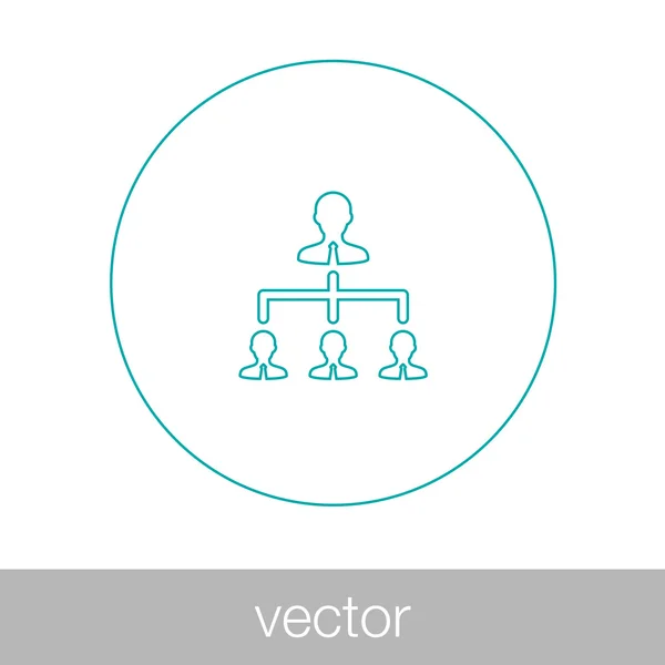 Resurser Management koncept ikon. Lager illustration platt desig — Stock vektor