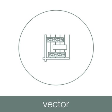 Büyüme - nakit akış planı kavramı simge. Hisse senedi illüstrasyon grafik w