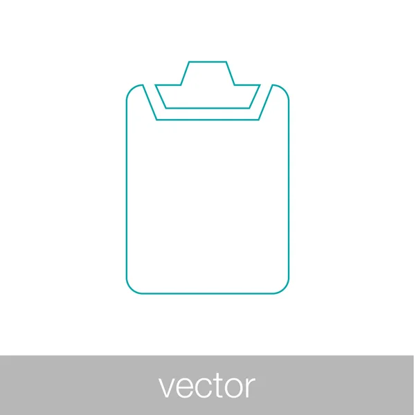 Documents - Business Document Illustration icône concept à plat — Image vectorielle