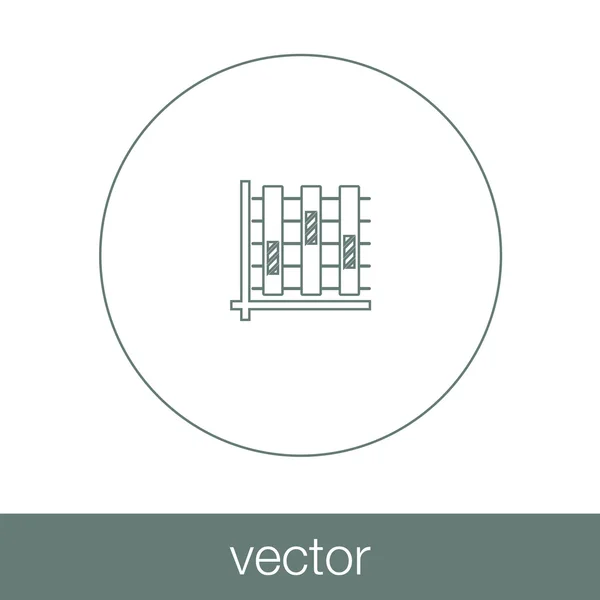 Crescimento - ícone do conceito de plano de fluxo de caixa. Gráfico de ilustração de stock w — Vetor de Stock