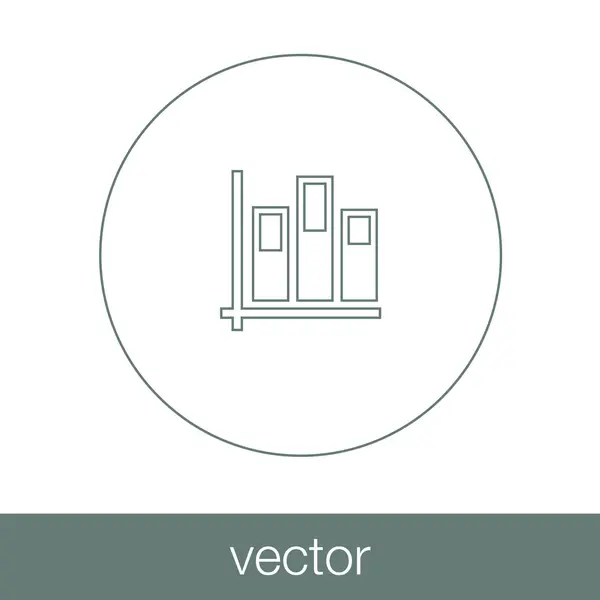 Crecimiento - icono de concepto de plan de flujo de efectivo. Stock Gráfico de ilustración w — Vector de stock