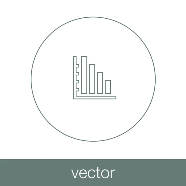 Wachstum - Cashflow-Plan-Konzept-Symbol. Aktienillustration Grafik w — Stockvektor