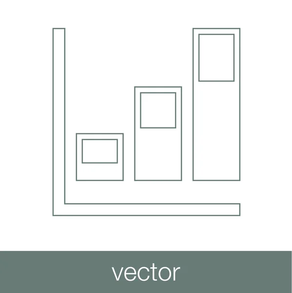 Wachstum - Cashflow-Plan-Konzept-Symbol. Aktienillustration Grafik w — Stockvektor