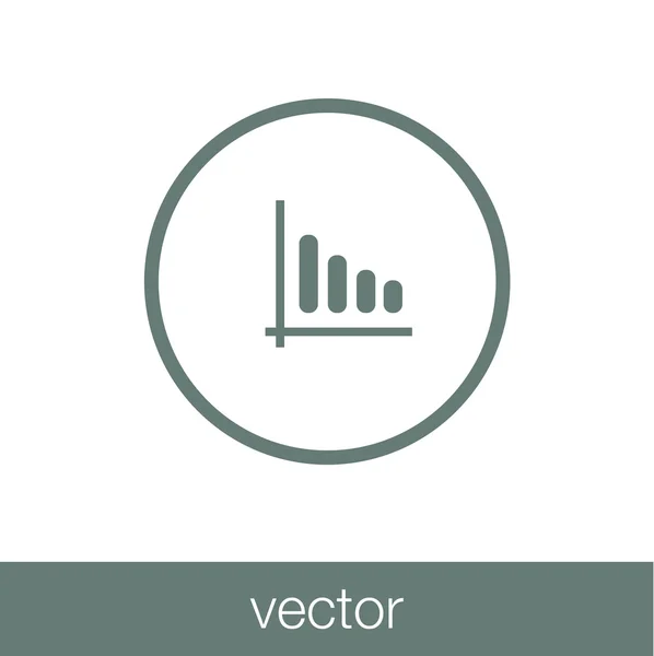 Wachstum - Cashflow-Plan-Konzept-Symbol. Aktienillustration Grafik w — Stockvektor