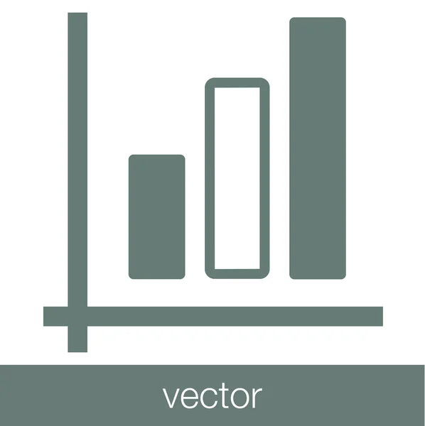 Wachstum - Cashflow-Plan-Konzept-Symbol. Aktienillustration Grafik w — Stockvektor