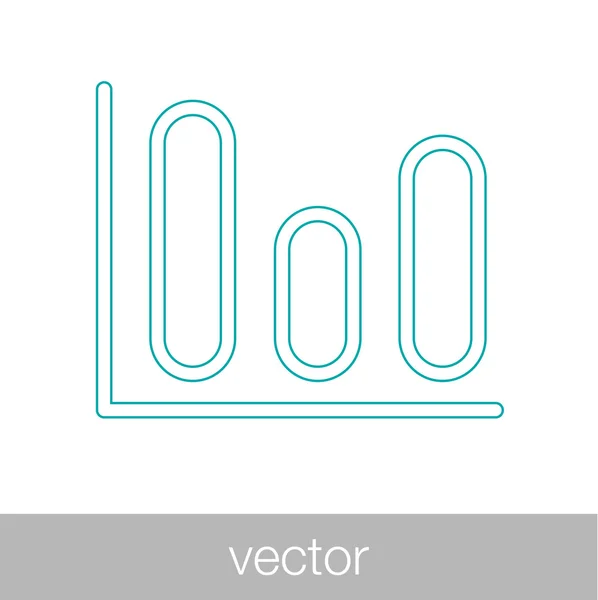 Wachstum - Cashflow-Plan-Konzept-Symbol. Aktienillustration Grafik w — Stockvektor