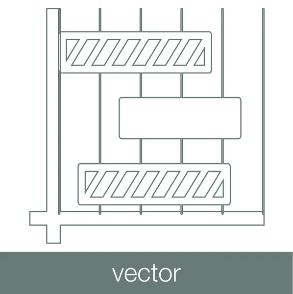 Crescimento - ícone do conceito de plano de fluxo de caixa. Gráfico de ilustração de stock w — Vetor de Stock