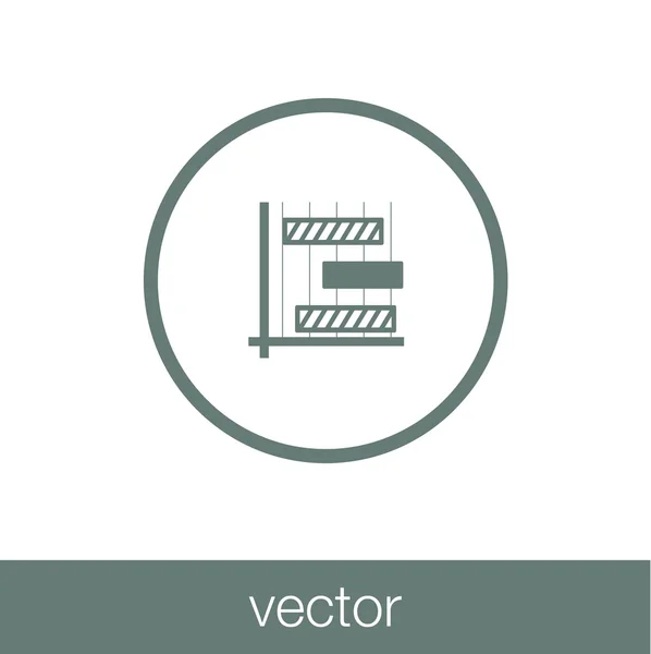 Crescimento - ícone do conceito de plano de fluxo de caixa. Gráfico de ilustração de stock w — Vetor de Stock