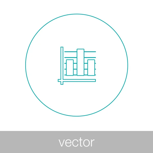 Crecimiento - icono de concepto de plan de flujo de efectivo. Stock Gráfico de ilustración w — Archivo Imágenes Vectoriales