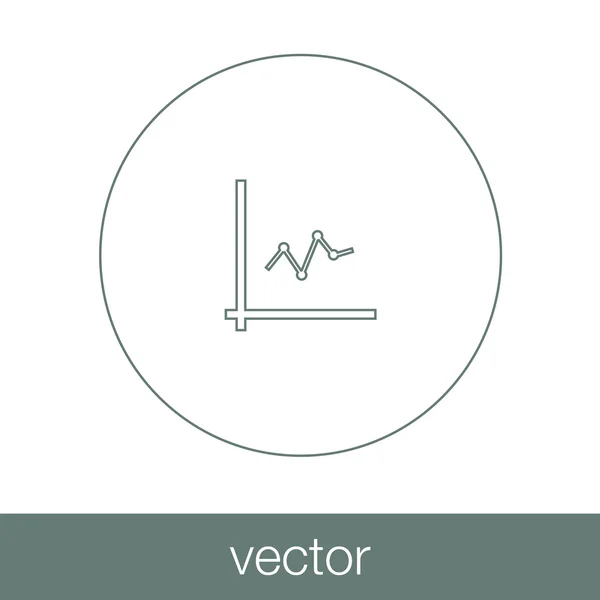 Wachstum - Cashflow-Plan-Konzept-Symbol. Aktienillustration Grafik w — Stockvektor