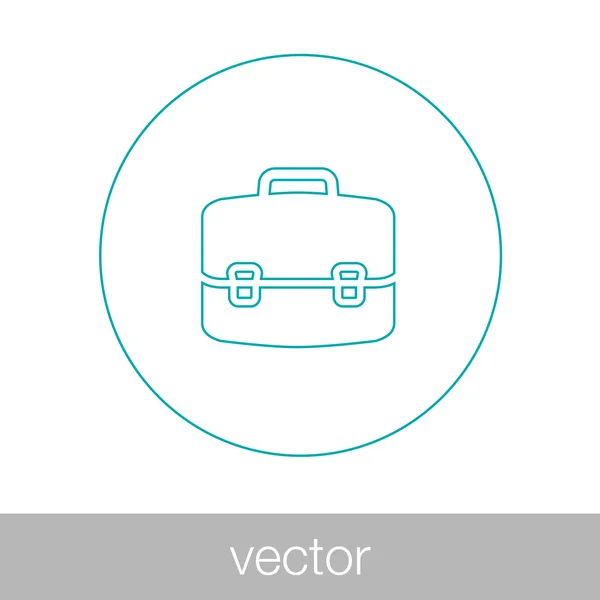 Reefcase icon, vector illustration. Иконка стиля плоского дизайна — стоковый вектор