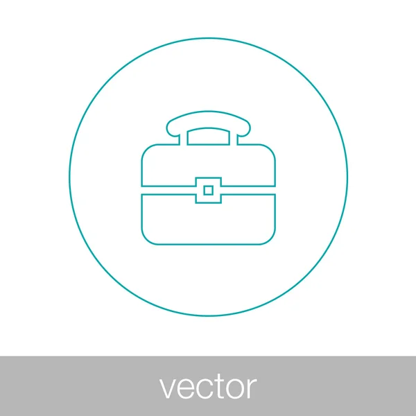Reefcase icon, vector illustration. Иконка стиля плоского дизайна — стоковый вектор
