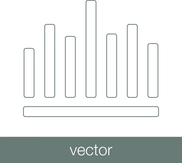 Crescita icona del concetto di piano di cash flow. Illustrazione delle scorte grafico w — Vettoriale Stock